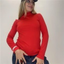 maglia mezzo collo felpata alaska